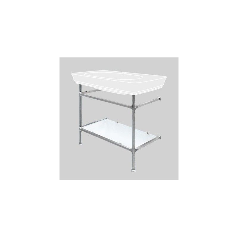 STRUCTURE ARTCERAM QUADRA CIVITAS POUR LAVABO 68 + VERRE