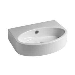 GSG LIKE  WASCHBECKEN 45 cm, Einloch-Befestigungssatz (ohne Loch, 3 Löcher auf Anfrage) enthalten
