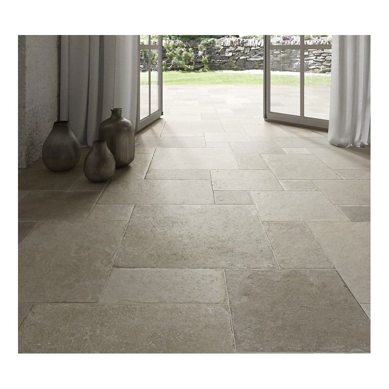 Effetto Pietra di Ostuni Fascia Spina Grigio Decor 30x55 - CERDOMUS 80492 CERDOMUS - 1