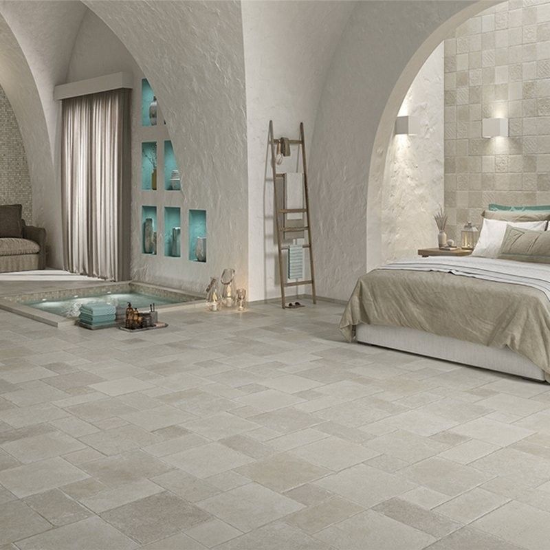 Effetto Pietra di Ostuni Gradino Costa Retta Avorio 33x60 - CERDOMUS 81504 CERDOMUS - 1