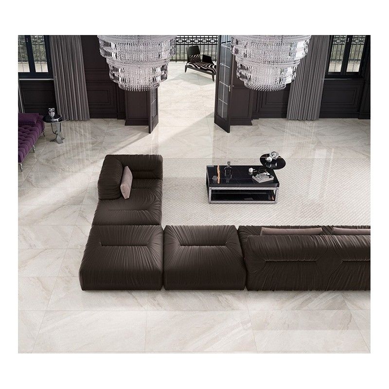 Supreme STEP Straight Edge Ivory Polished 33x120 - CERDOMUS 76050 CERDOMUS - 1