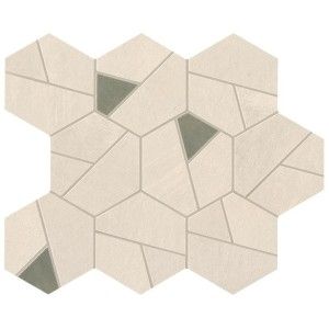 Boost Pro Ivory Mosaique Hex  Olive - Atlas Concorde A0QN CERAMICHE ATLAS CONCORDE - 1