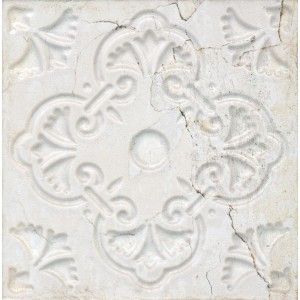AGED WHITE ORNATO 20,00X20,00cm - APARICI APARICI CERAMICA - 1