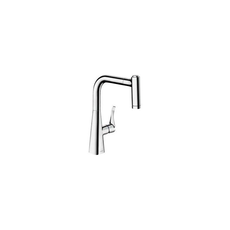 HANSGROHE  Metris Single lever kitchen mixer 220 with pull-out spray  14834000 HANSGROHE - 1