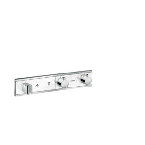 HANSGROHE  RainSelect Module thermostatique encastre avec  2 fonctions Bianco/Cromo 15355400 HANSGROHE - 1
