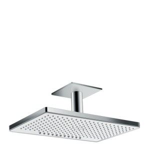 HANSGROHE Rainmaker Select Overhead shower 460 2jet with ceiling connector Bianco/Cromo 24004400 HANSGROHE - 1