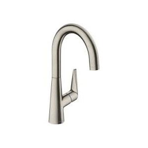 Talis S Single lever kitchen mixer 220 Stainless Steel Finish AX TALIS S 72814800 HANSGROHE - 1