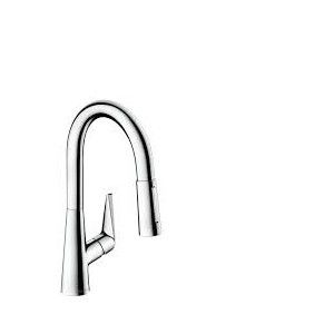Talis S Single lever kitchen mixer 160 with pull-out spray  AX TALIS S 72815800 HANSGROHE - 1