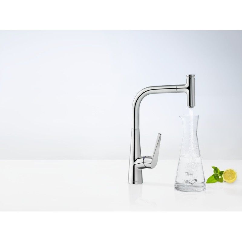 Talis Select S Einhebel-Kuechenmixer 220 mit Ausziehauslauf AX TALIS SELECT 72822000 HANSGROHE - 1
