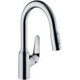 M42 M429-H180 Einhebel-Kuechenmixer mit Ausziehbrause AX 71801000 HANSGROHE - 1