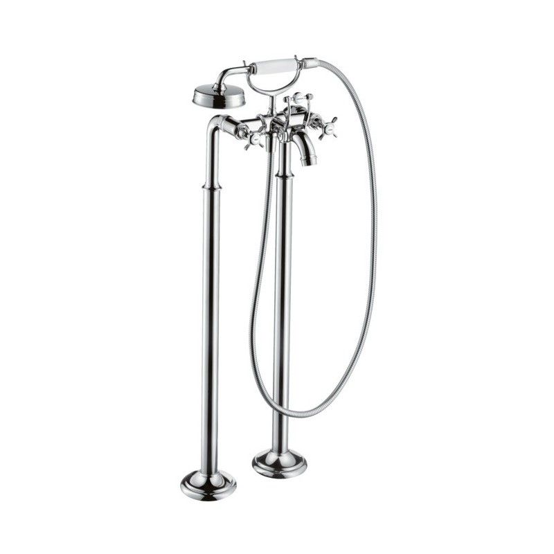 AXOR Montreux bath mixer floor-standing 2 cross handles AX 16547000 HANSGROHE - 1