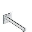 AXOR Uno Electronic basin mixer for concealed installation wall-mounted with spout 220 mm AX 45111000 HANSGROHE - 1
