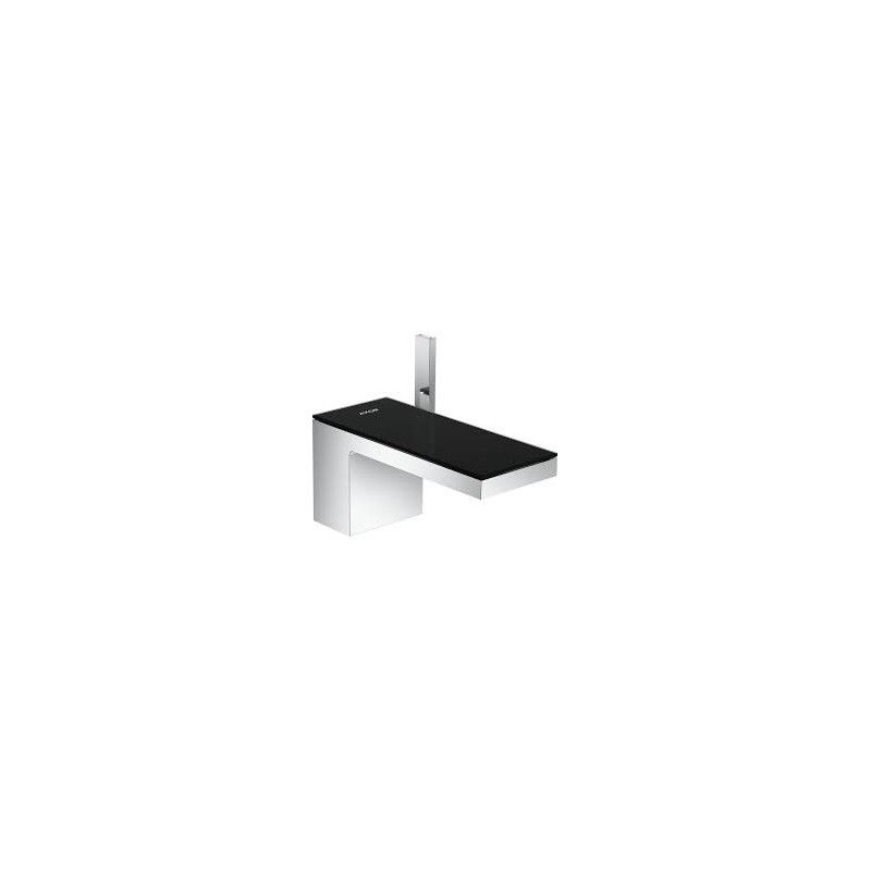 AXOR MyEdition Mitigeur de lavabo 70 avec bondavec bonde Push-Open chrome/verre noir AX 47010600 HANSGROHE - 1