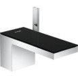 AXOR MyEdition Mitigeur de lavabo 70 avec bondavec bonde Push-Open chrome/verre noir AX 47010600 HANSGROHE - 1