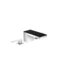 AXOR MyEdition 3-hole basin mixer  70 Chrome/Black Glass AX 47050600 HANSGROHE - 1