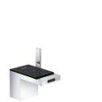 AXOR MyEdition Miscelatore monocomando bidet con set scarico push-open cromo/vetro nero AX 47210600 HANSGROHE - 1