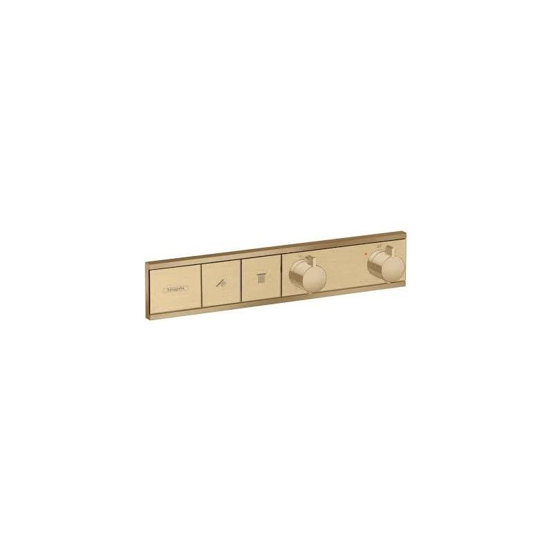 RainSelect - Thermostat Unterputz fuer 2 Verbraucher - brushed bronze AX 15380140 HANSGROHE - 1