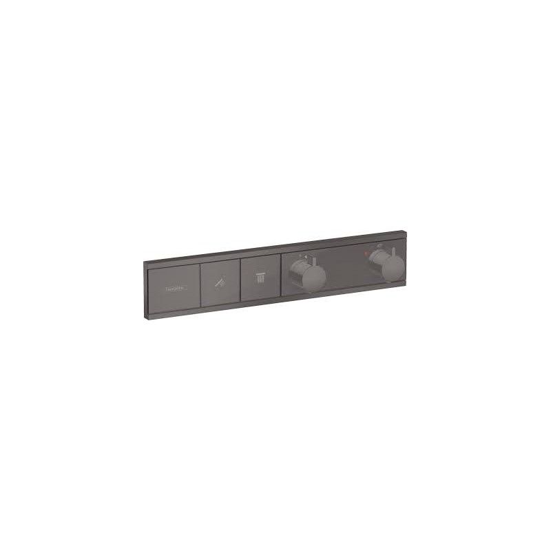 RainSelect - Thermostat Unterputz fuer 2 Verbraucher - Brushed Black Chrome AX 15380340 HANSGROHE - 1