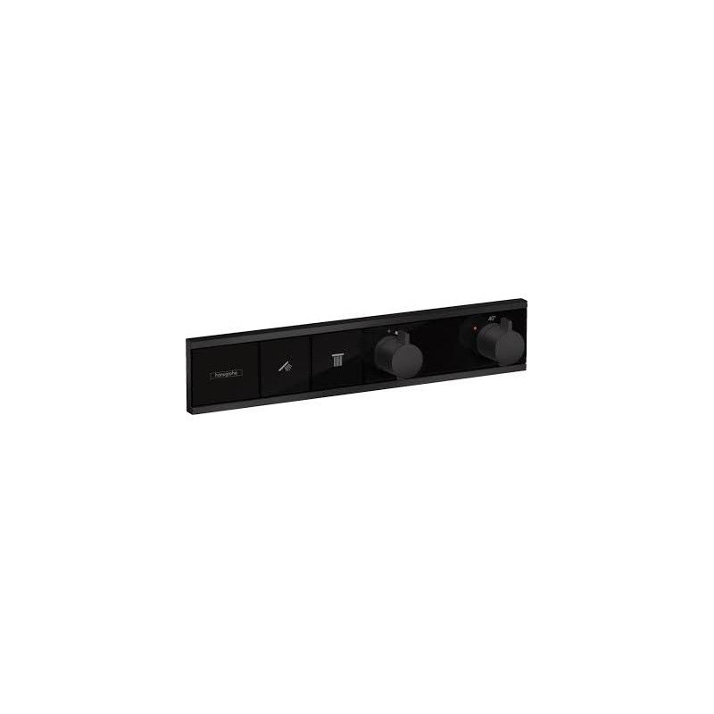 RainSelect - Termostatico ad incasso per 2 utenze - nero opaco AX 15380670 HANSGROHE - 1