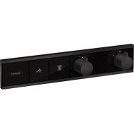 RainSelect - Termostatico ad incasso per 2 utenze - nero opaco AX 15380670 HANSGROHE - 1