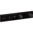 RainSelect - Termostatico ad incasso per 2 utenze - nero opaco AX 15380670 HANSGROHE - 1