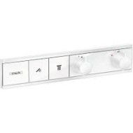 RainSelect - Thermostat Unterputz fuer 2 Verbraucher - Mattweiss AX 15380700 HANSGROHE - 1