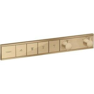 RainSelect - Thermostat for concealed installation for 4 functions - brushed bronze AX 15382140 HANSGROHE - 1