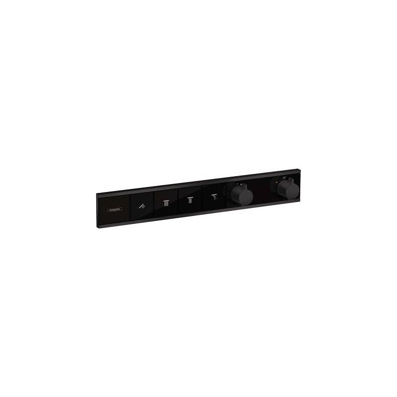 RainSelect - Termostatico ad incasso per 4 utenze - nero opaco AX 15382670 HANSGROHE - 1