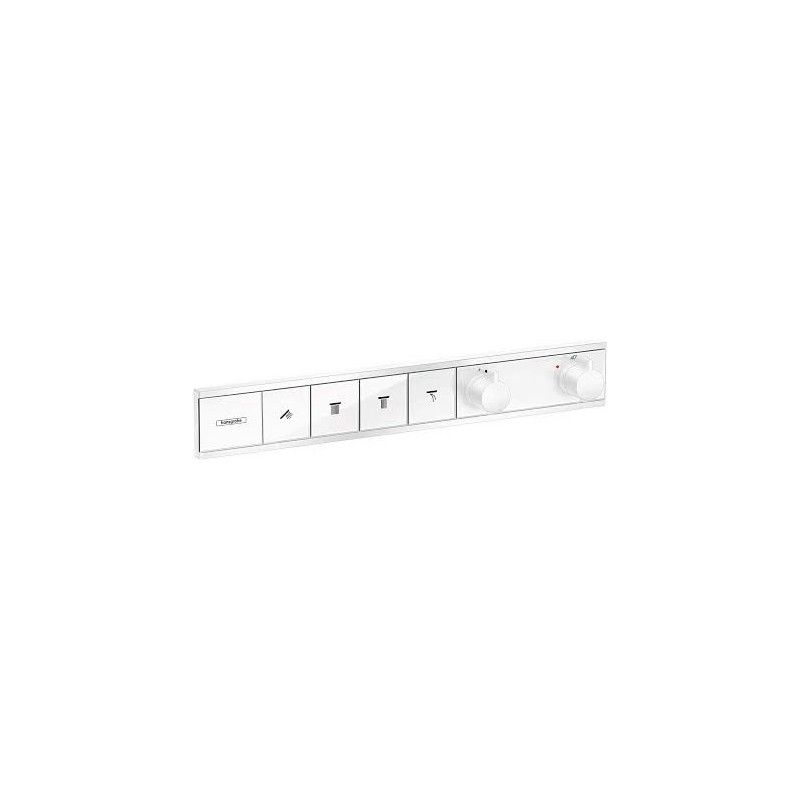 RainSelect - Thermostat Unterputz fuer 4 Verbraucher - Mattweiss AX 15382700 HANSGROHE - 1