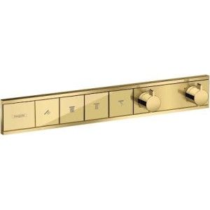 RainSelect - Thermostat for concealed installation for 4 functions - polished gold-optic AX 15382990 HANSGROHE - 1