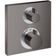 Ecostat Square - Miscelatore termostatico ad incasso per 2 utenze - cromo nero satinato AX 15714340 HANSGROHE - 1