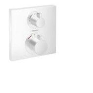 Ecostat Square - Miscelatore termostatico ad incasso per 2 utenze - bianco opaco AX 15714700 HANSGROHE - 1