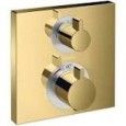 Ecostat Square - Miscelatore termostatico ad incasso per 2 utenze - oro lucido AX 15714990 HANSGROHE - 1