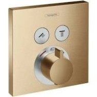 ShowerSelect - Thermostatique pour solution encastree pour 2 fonctions- bronze brosse AX 15763140 HANSGROHE - 1