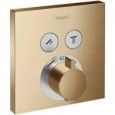 ShowerSelect - Thermostatique pour solution encastree pour 2 fonctions- bronze brosse AX 15763140 HANSGROHE - 1