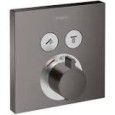 ShowerSelect - Thermostatmischer Unterputz fuer 2 Verbraucher - Brushed Black Chrome AX 15763340 HANSGROHE - 1