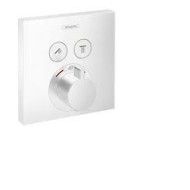 ShowerSelect - Miscelatore termostatico ad incasso per 2 utenze - bianco opaco AX 15763700 HANSGROHE - 1