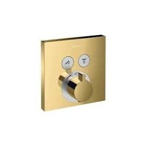ShowerSelect - Thermostat for concealed installation for 2 functions - polished gold-optic AX 15763990 HANSGROHE - 1