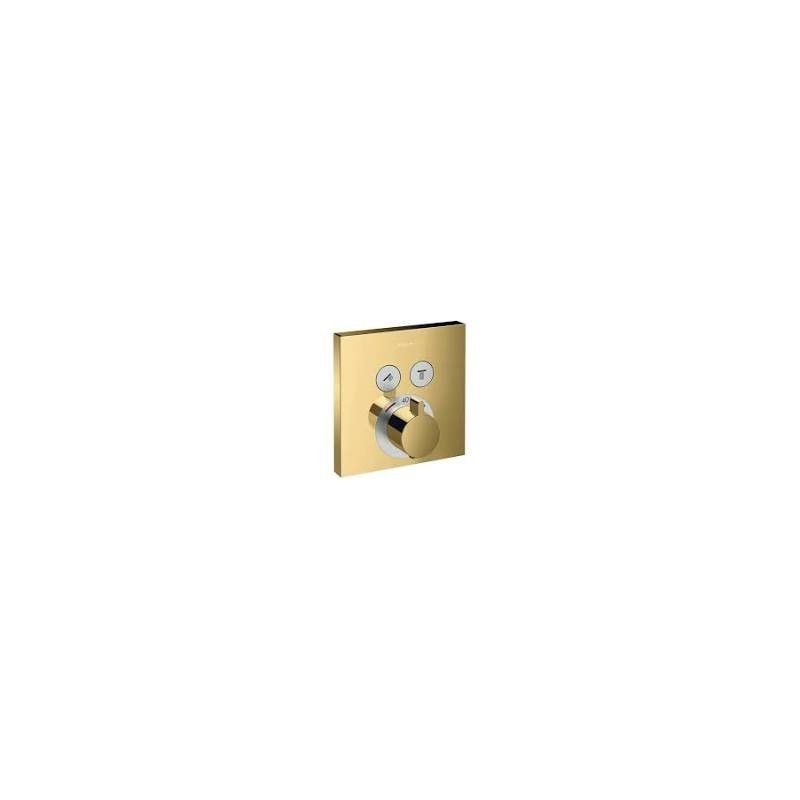 ShowerSelect - Thermostatmischer Unterputz fuer 2 Verbraucher - Polished Gold Optic AX 15763990 HANSGROHE - 1