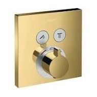 ShowerSelect - Thermostatmischer Unterputz fuer 2 Verbraucher - Polished Gold Optic AX 15763990 HANSGROHE - 1