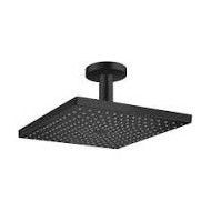 Raindance E - Soffione doccia 300 1jet con connessione soffitto - nero opaco AX 26250670 HANSGROHE - 1