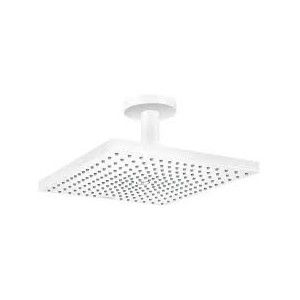 Raindance E - Overhead shower 300 1jet with ceiling connector - matt white AX 26250700 HANSGROHE - 1