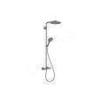Raindance Select S - Showerpipe 240 1jet P con termostatico - cromo nero satinato HG 27633340 HANSGROHE - 1