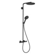 Raindance Select S - Showerpipe 240 1jet P avec mitigeur thermostatique - noir matt HG 27633670 HANSGROHE - 1