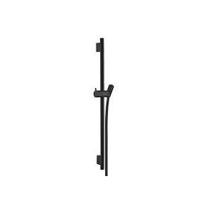 Unica - Barre de douche S Puro 65 cm avec flexible de douche - noir matt HG 28632670 HANSGROHE - 1