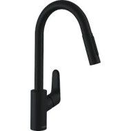 Focus - Einhebel-Kuechenmixer 240 mit Ausziehbrause - Mattschwarz HG 31815670 HANSGROHE - 1