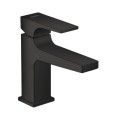 Metropol - Single lever basin mixer 100 with lever handle with push-open waste - matt black HANSGROHE  32500670 HANSGROHE - 1