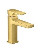 Metropol - Miscelatore monocomando lavabo 100 con maniglia a leva e push-open - oro lucido HANSGROHE  32500990 HANSGROHE - 1
