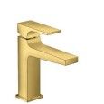 Metropol - Miscelatore monocomando lavabo 100 con maniglia a leva e push-open - oro lucido HANSGROHE  32500990 HANSGROHE - 1