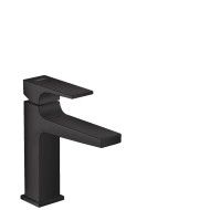 Metropol - Miscelatore monocomando lavabo 110 con maniglia a leva e push-open - nero opaco HANSGROHE  32507670 HANSGROHE - 1